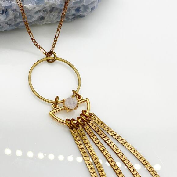 NEW Anthropologie x Hailey Gerrits Elm Pendant Necklace - Picture 5 of 12